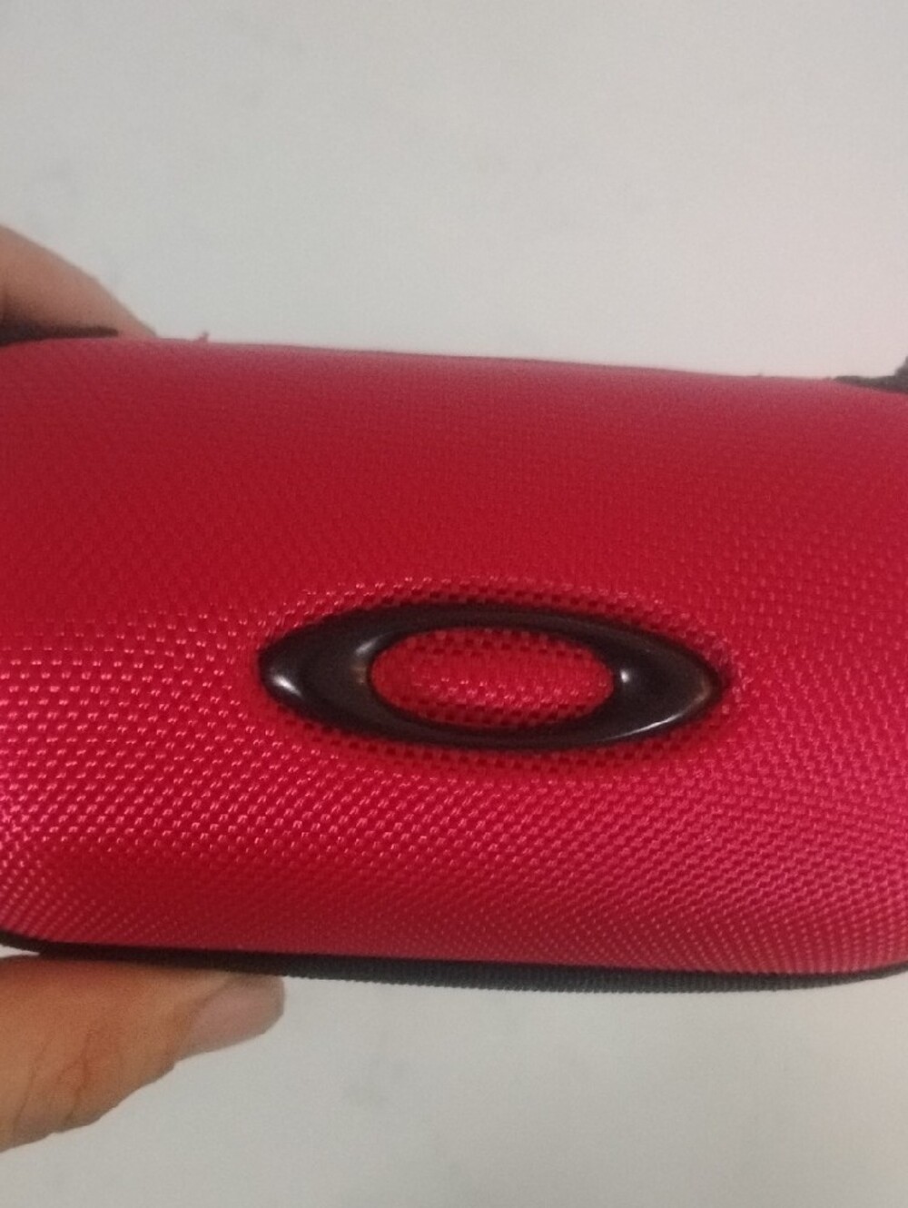 Oakley Red Ballistic Sunglasses Case with Logo - Picture 2 of 7
